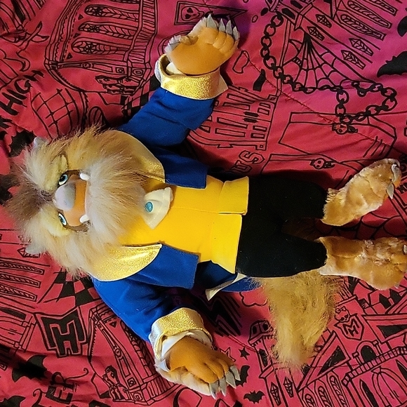 Disney Other - 1992 Beauty & the Beast Plush